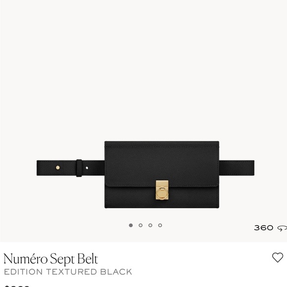 Polene Numéro Sept Belt Bag (Black) - Picture 9 of 13